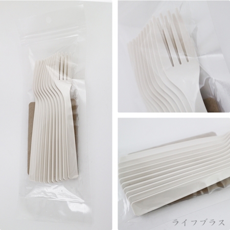 玉米澱粉環保叉子-10入x3組