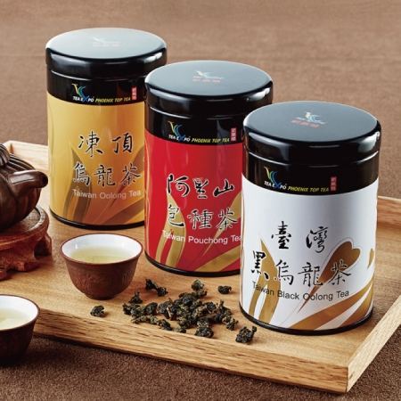 新鳳鳴 三茶賦台灣茶 精裝3入禮盒  一次享受三種烘焙手法 精品茶禮