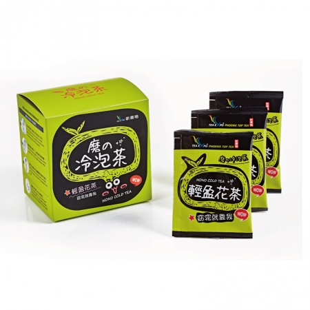 新鳳鳴 磨的冷泡茶-輕盈花茶 盒裝 冷泡無糖最好喝 茶花綠茶日式山茶花兒茶素綠茶 