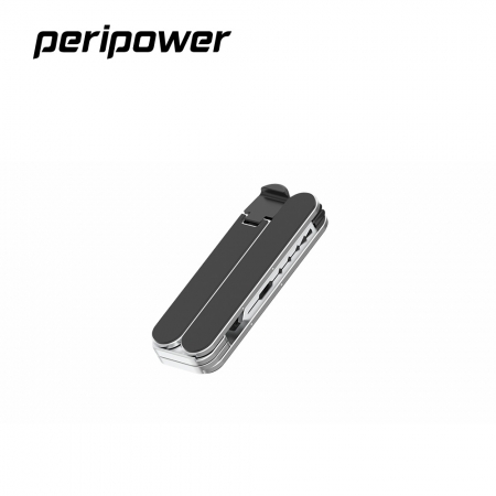 peripower MO-30 攜帶型鋁合金筆電支架-銀色