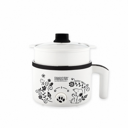 SNOOPY 史努比 1.7L 多功能美食快煮鍋 美食鍋 料理鍋 電火鍋 WL-C01