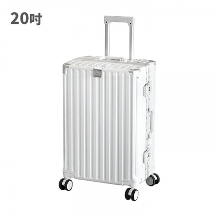 【好買點數放大】多功能20吋鋁框防爆隨行登機箱KA20-A（USB延伸充電孔方便充電）