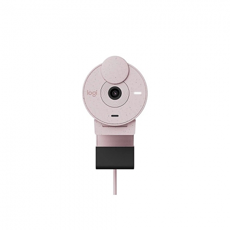 Logitech 羅技 Brio 300 網路攝影機 玫瑰粉（LOGI-B300R）