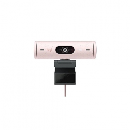 Logitech 羅技 Brio 500 網路攝影機 玫瑰粉（LOGI-B500R）