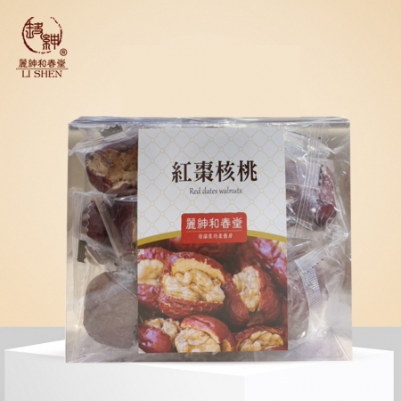 【麗紳和春堂】紅翻天-紅棗核桃（150g/包）x4包