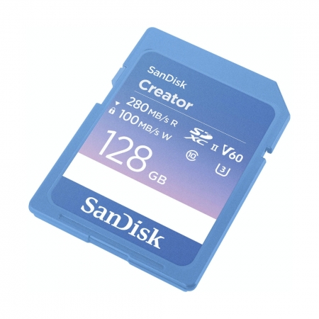 SanDisk Creator 128G 相機記憶卡 SDXC UHS-II U3 V60（SD-SDXEP-128G）