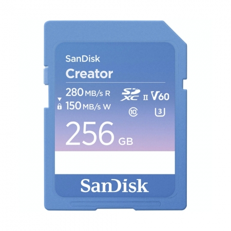SanDisk Creator 256G 相機記憶卡 SDXC UHS-II U3 V60（SD-SDXEP-256G）