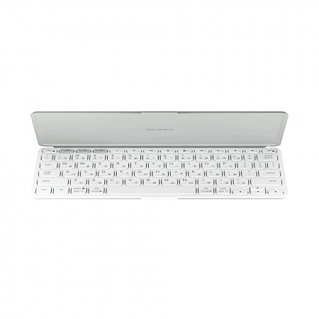 Logitech Keys-To-Go 2 輕巧藍牙鍵盤 珍珠白 iPad適用（LOGI-KT2W0）