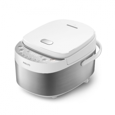 【飛利浦 PHILIPS】6人份微電腦 蒸香電子鍋-星光白 ​（HD3170/50）