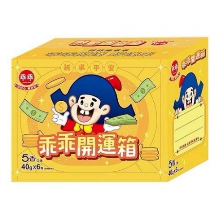 乖乖 開運箱（40gx6包/箱） 拜拜箱 中元節-4箱組（奶油椰子/五香） 