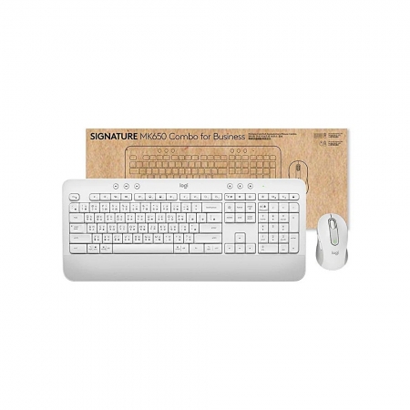 Logitech 羅技 MK650 無線鍵盤滑鼠組 B2B 白（LOGI-650W0）