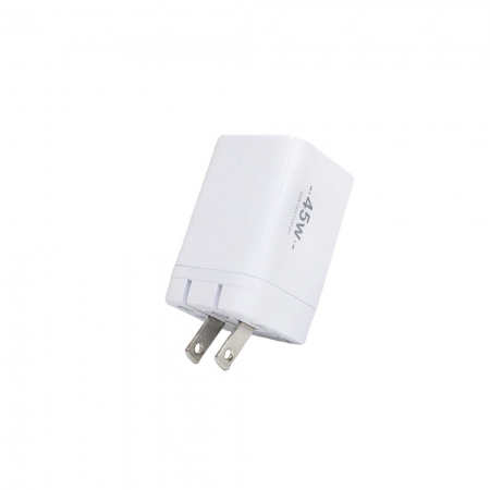 【好買點數放大】u-ta PD45W氮化鎵快充摺疊充電頭IC7（雙TC孔 雙孔輸出）