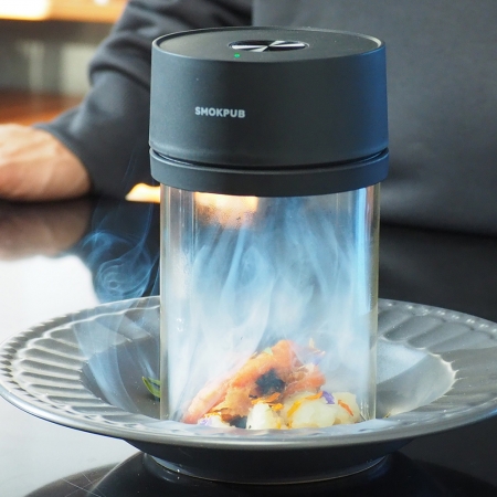 【 SmokPub｜隨行電動煙燻機 】安全免點火，一鍵開燻兩秒出煙六種風味