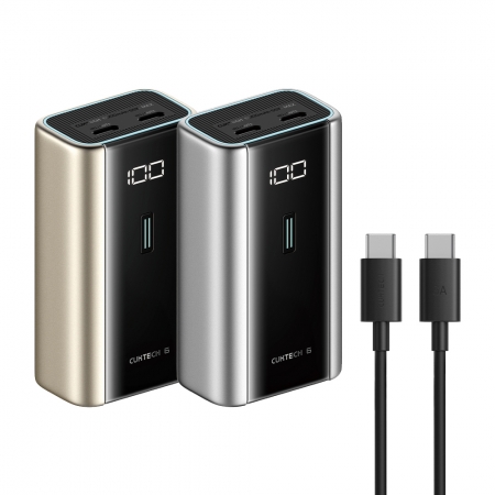 CUKTECH 酷態科 55W 迷你型 快充行動電源 6000mAh（PB060）隨附15cm Type-C線 旅遊首選 （本體Wh＋CCC雙標示）