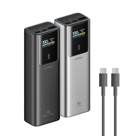 CUKTECH 酷態科 10號PLUS 120W 行動電源 15000mAh （PB150P） 可充筆電 數顯螢幕（本體Wh＋CCC雙標示）