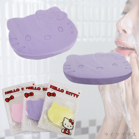 Hello Kitty造型洗臉海綿-12入