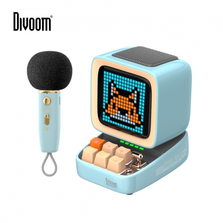 【好買點數放大】【Divoom】Ditoo-5M  行動KTV像素藍牙喇叭（三色）