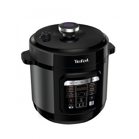 【Tefal 特福】6L 饗味智能溫控舒肥萬用鍋/壓力鍋-森林黑 CY601870