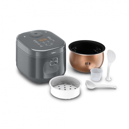【Tefal 法國 特福】10人份 IH熱旋球釜電子鍋 （RK818AH0）