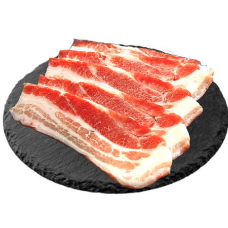 【好神】韓式厚切三層帶皮豬五花肉片 400g/包 ×5包｜帶皮Q香｜煎烤氣炸皆宜