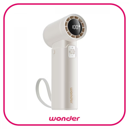 【WONDER】手持高速風扇行動電源 WH-FU35P