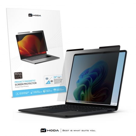 HODA 磁吸防窺 保護貼 微軟Surface 系列 Surface Laptop 第7版 13.8吋 （HODA-73001）