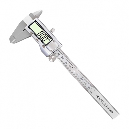 HANLIN-F150 金屬不銹鋼電子游標卡尺 大液晶螢幕 數位 顯示 遊標 卡尺