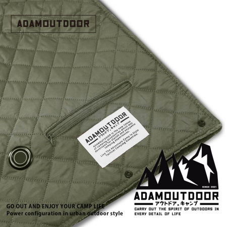 【ADAMOUTDOOR】 USB加熱暖心毯 ｜隨身小電毯 USB小電毯  發熱披肩 溫碳纖維發熱絲 格紋輕便暖毯【露營/戶外/居家/辦公保暖必備】