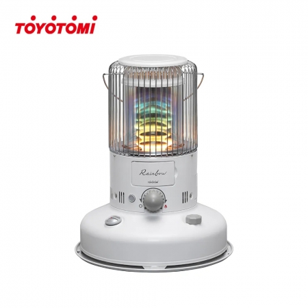 【日本 TOYOTOMI】適用3-5坪 傳統式彩虹煤油暖爐/電暖器 RB-2524-TW 白色