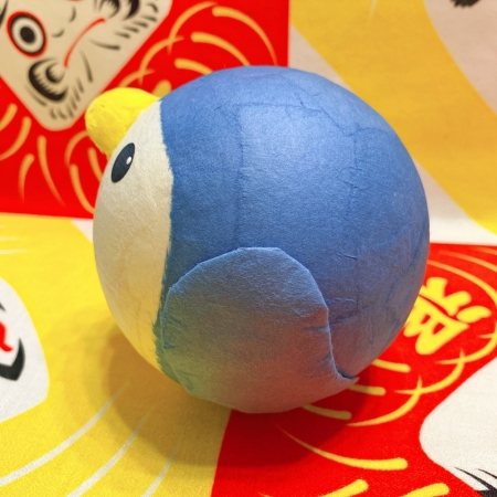 【龍虎堂】京都手作和紙擺飾-搖鈴不倒翁系列-企鵝 限時85折/售價已是折扣價