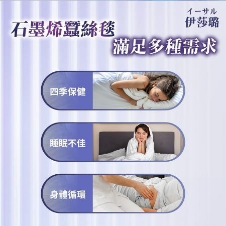 石墨烯蠶絲毯