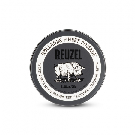 REUZEL 灰豬極強水泥級無光澤髮蠟95g