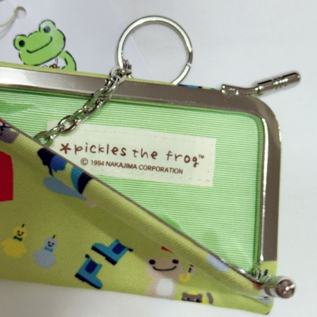 AYANOKOJI京都綾小路鑰匙包口金包-pickles the frog（綠） 出清58折/售價已是折扣價