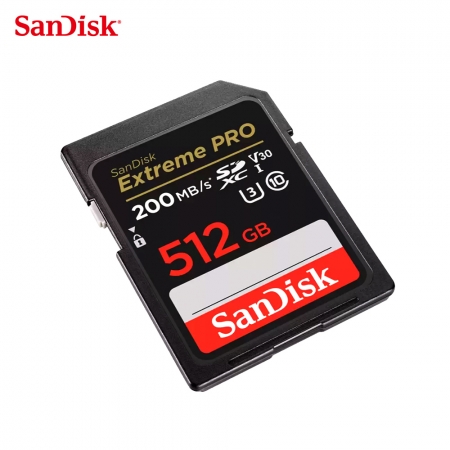 SanDisk Extreme PRO SDXC 512G 相機記憶卡 V30 U3 200MB 專業攝影高速記憶卡（SD-SDXXD-512G）