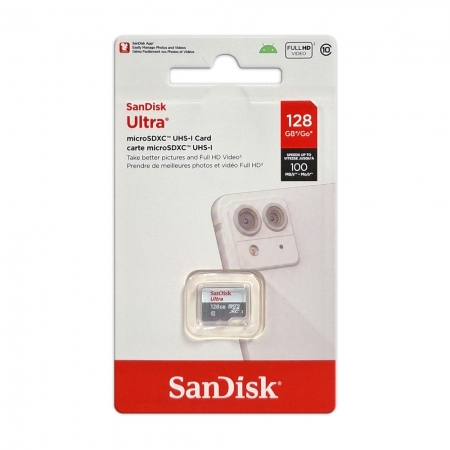  SanDisk Ultra 128GB microSD UHS-I C10 手機記憶卡 TF卡 速度100MB/s（SD-SQUNR-G3-128G）