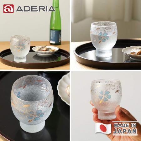 【ADERIA】日本製 四季巡禮酒杯/清酒杯4入組145ml