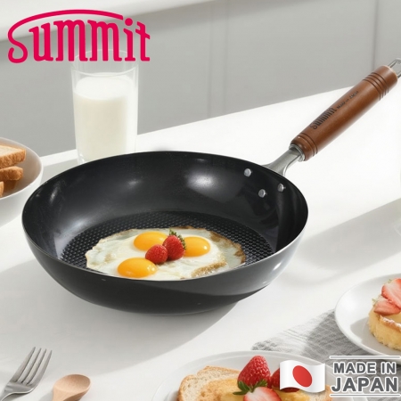 【SUMMIT】日本製極鐵鍋/單柄平底炒鍋26CM