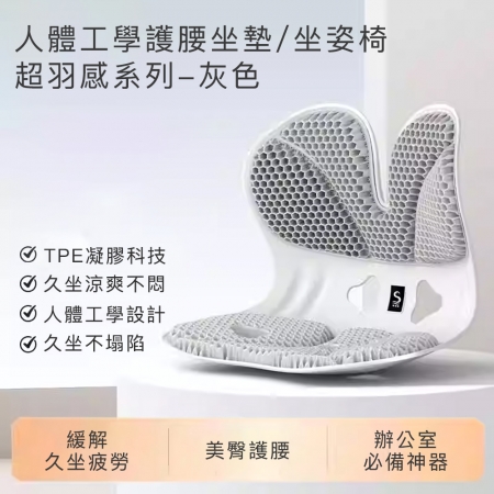 【思菲其】人體工學護腰坐墊/坐姿椅-超羽感系列