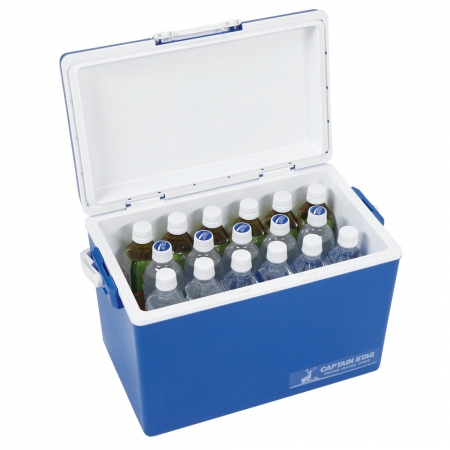 【日本CAPTAIN STAG】日本製戶外露營保冰桶25L（藍色）