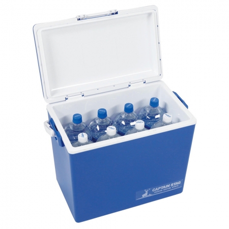【日本CAPTAIN STAG】日本製戶外露營保冰桶30L（藍色）