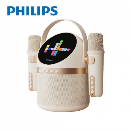【PHILIPS 飛利浦】HOME系列 小福麥AI智能K歌藍牙音箱 TAS2509WT