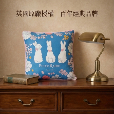 【PETER RABBIT 比得兔】比得兔抱枕（3款可選）