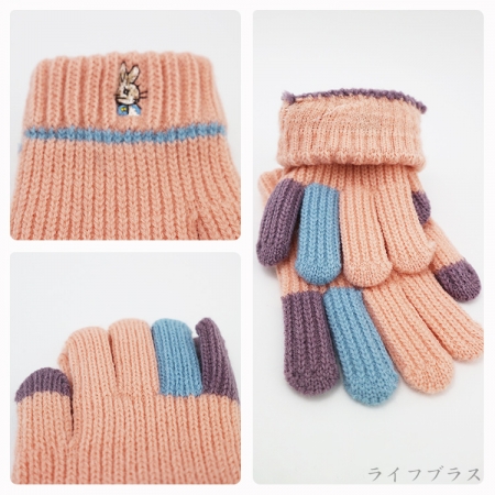 比得兔跳色兒童刺繡手套-15cm-GL5633/水晶紗兒童舒暖刺繡手套-15cm-GL5636-4雙入