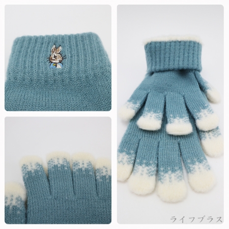 比得兔雪花兒童刺繡手套-17.5cm-GL5634/節色兒童刺繡手套-18cm-GL5635-4雙入