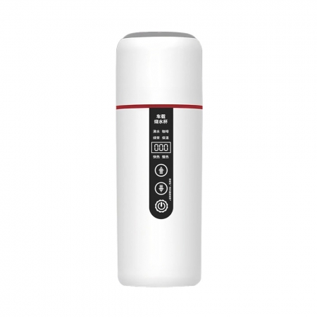 FJ 可調溫數顯車用304不鏽鋼加熱杯YT8（12V24V通用 快速加熱 智能數顯）