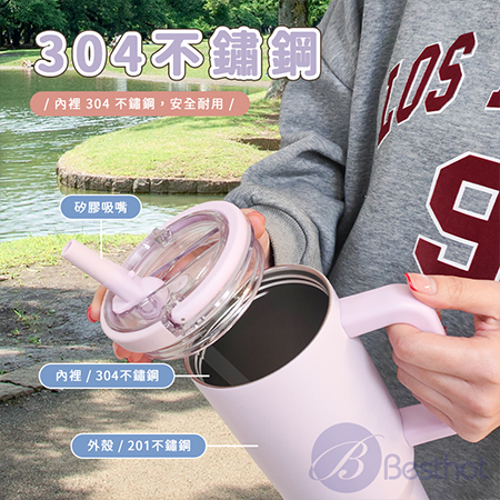 【Bestnot】不鏽鋼保溫冰壩杯 1.2L  大容量冰壩杯 隨行杯