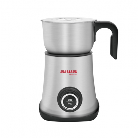 【AIWA 愛華】600ml 6種模式奶泡攪拌機-附配件 不鏽鋼色 （AMF-500）
