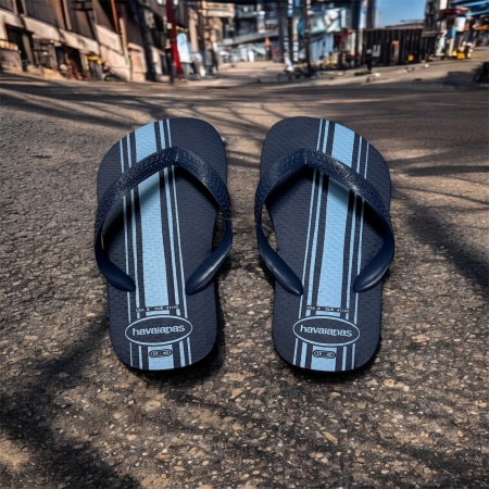 【哈瓦士havaianas】 巴西人字拖 男款 Color Essential/藍