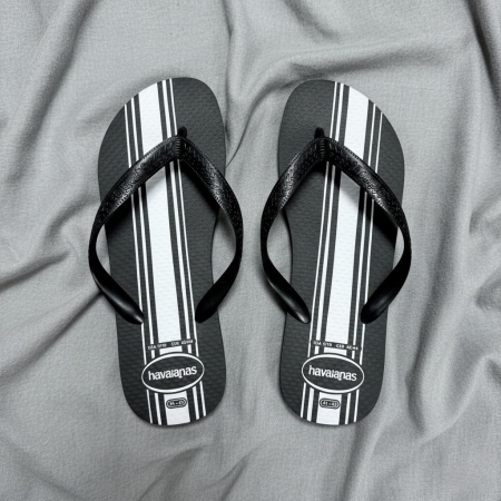 【哈瓦士havaianas】 巴西人字拖  男款 Color Essential/黑