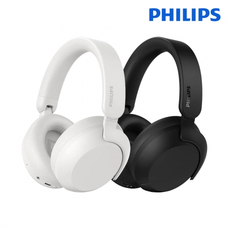【PHILIPS 飛利浦】Hi-Res 金標旗艦降噪藍牙耳罩耳機 TAH8000
